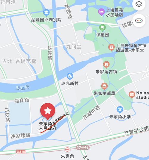 上海朱家角古镇地图_上海朱家角古镇具体位置